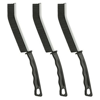 Hard Bristle Crevice Cleaning Brush, 3 pc Gap Cleaning Brush