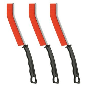 Hard Bristle Crevice Cleaning Brush, 3 pc Gap Cleaning Brush