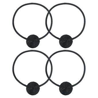 Curtain Tieback, 4 Pack Polyester Hand Woven Rope Magnetic Design