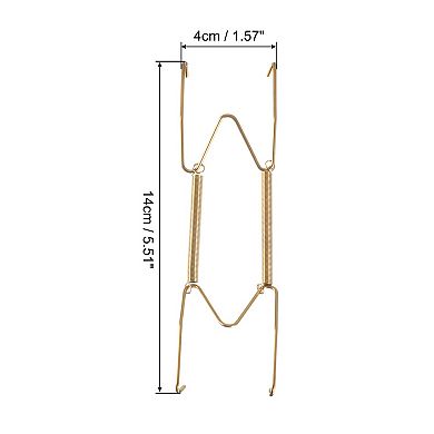 6pcs Plate Hanger, Stainless Steel Invisible Wall Plate Hanger with Hooks and Tip Protector