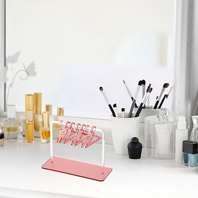 30pcs Clothes Hanger Earring Holder, Mini Acrylic Coat Hangers Earring Hangers Hanger Rack