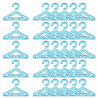 30 pc Clothes Hanger Earring Holder, Mini Acrylic Coat Hangers Earring Hangers Hanger Rack