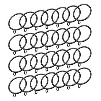 28 pc Curtain Rod Rings Hanging Ring 1.8-Inch