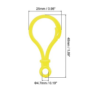 Lobster Clasps, 48mm Colorful Claw Snap Clip Hooks for Lanyard, Keychains, DIY Crafting, 24Pcs