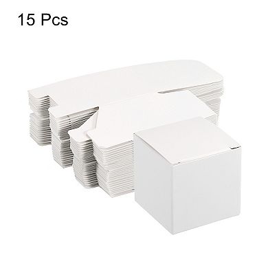 Paper Cardboard Boxes Paper Recycled Gift Corrugated Paper Box for Party, Wedding, Gift Wrap 15Pcs