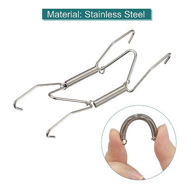 9Pcs Plate Hanger, 4/5 Inch Stainless Steel Invisible Wall Plate Hangers with 9Pcs Wall Hooks Silver