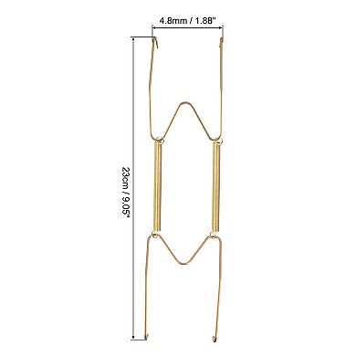 9pcs Plate Hanger, Stainless Steel Invisible Wall Plate Hanger with Hooks and Tip Protector