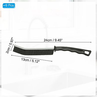 Hard Bristle Crevice Cleaning Brush, 6 Pcs Gap Cleaning Brush