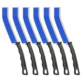 Hard Bristle Crevice Cleaning Brush, 6 pc Gap Cleaning Brush