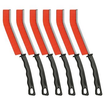 Hard Bristle Crevice Cleaning Brush, 6 pc Gap Cleaning Brush