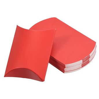 Pillow Boxes, 50 pc Wedding Gift Boxes Paper Box 3.5x2.6 Inch for Gift Wrap Wedding Parties