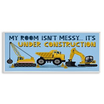 Stupell Home Decor My Room's Under Construction Framed Wall Art