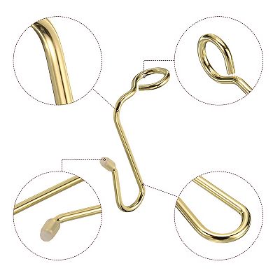 30 Pcs Clothes Hanger Connector Hooks, Metal Hanger Extender Hooks for Wooden Metal Clothes Hangers