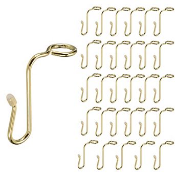 30 pc Clothes Hanger Connector Hooks, Metal Hanger Extender Hooks for Wooden Metal Clothes Hangers