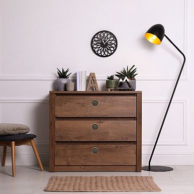 4 Sets Vintage Drawer Knobs with Flower Patterns for Cupboard (1" Long)