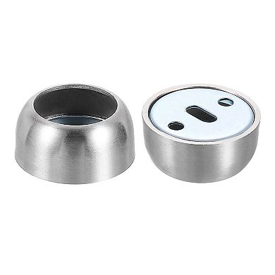 Stainless Steel Closet Rod Holder Set Spherical Flange Socket Bracket