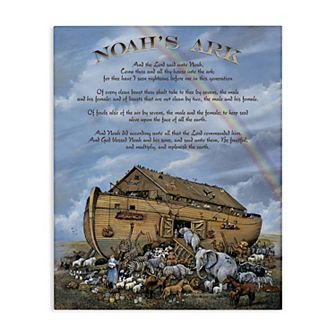 Stupell Home Decor Noah's Ark Canvas Wall Art