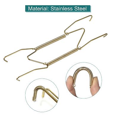 3pcs Plate Hanger, Stainless Steel Invisible Wall Plate Hanger with Hooks and Tip Protector