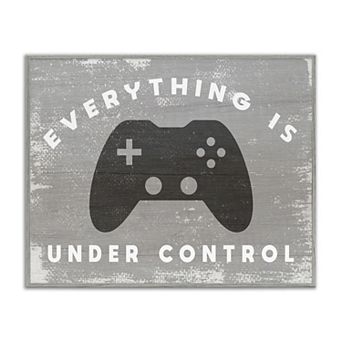 Stupell Home Decor Rustic Video Game Controller Framed Wall Art