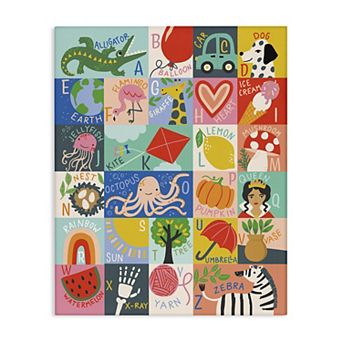 Stupell Home Decor Patchwork Style Canvas Wall Art