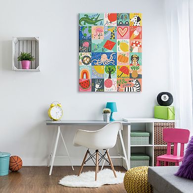 Stupell Home Decor Patchwork Style Canvas Wall Art