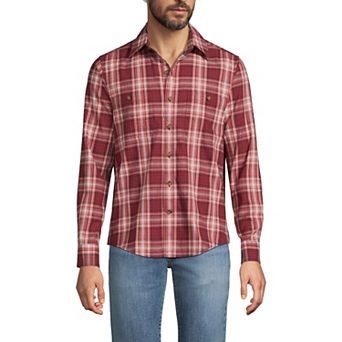 Men's Lands' End Coastal Flannel Shirt