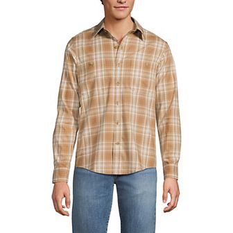 Men's Lands' End Coastal Flannel Shirt