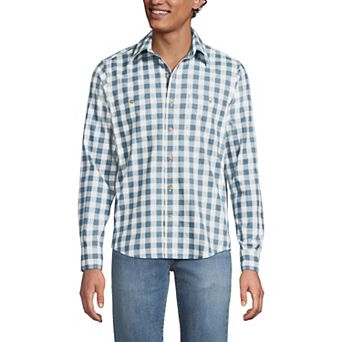 Men's Lands' End Coastal Flannel Shirt