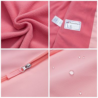 Girls' Rokka&Rolla Ripstop Fleece Lined Windbreaker