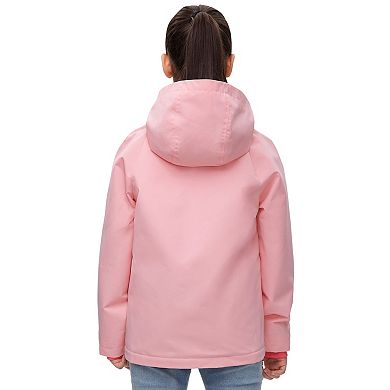 Girls' Rokka&Rolla Ripstop Fleece Lined Windbreaker