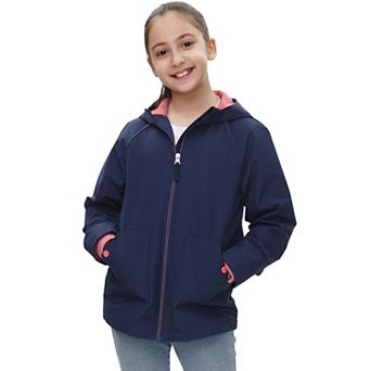 Girls' Rokka&Rolla Ripstop Fleece Lined Windbreaker