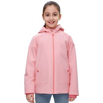Girls' Rokka&Rolla Ripstop Fleece Lined Windbreaker