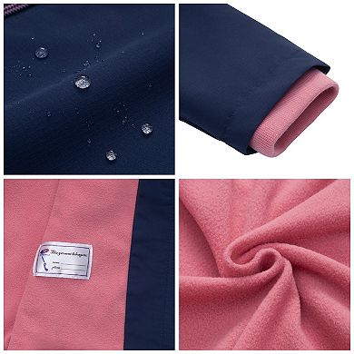 Girls' Rokka&Rolla Ripstop Fleece Lined Windbreaker