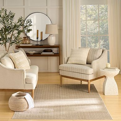 Nourison Washable Charm Geometric Indoor Area Rug