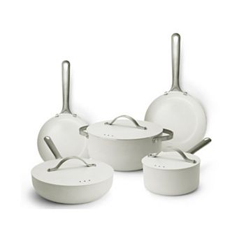 Alva Mobi 8 pc Nonstick Ceramic Cookware Set - Cannoli cream