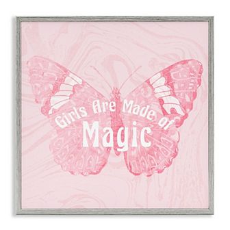 Stupell Home Decor Framed Butterfly Framed Giclee Wall Art