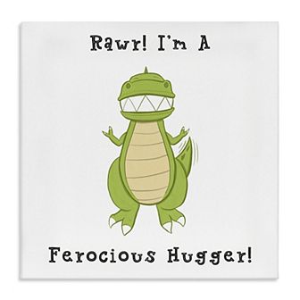 Stupell Home Decor Ferocious Hugger Canvas Wall Art