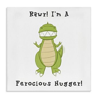 Stupell Home Decor Ferocious Hugger Canvas Wall Art