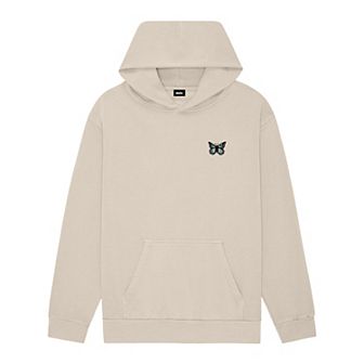 Dalix Womens Butterfly Midweight Fleece Relaxed Hooded Sweatshirt