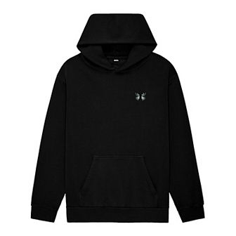 Dalix Womens Butterfly Midweight Fleece Relaxed Hooded Sweatshirt