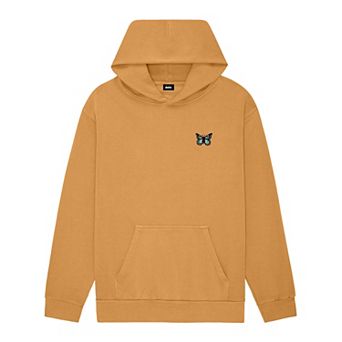 Dalix Womens Butterfly Midweight Fleece Relaxed Hooded Sweatshirt