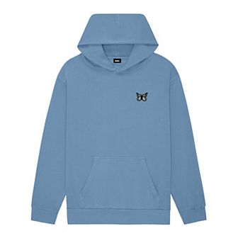 Dalix Womens Butterfly Midweight Fleece Relaxed Hooded Sweatshirt