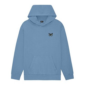 Dalix Womens Butterfly Midweight Fleece Relaxed Hooded Sweatshirt