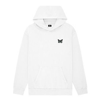 Dalix Womens Butterfly Midweight Fleece Relaxed Hooded Sweatshirt