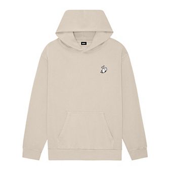 Dalix Womens Heartly Ghost Midweight Fleece Relaxed Hooded Sweatshirt