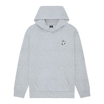 Dalix Womens Heartly Ghost Midweight Fleece Relaxed Hooded Sweatshirt