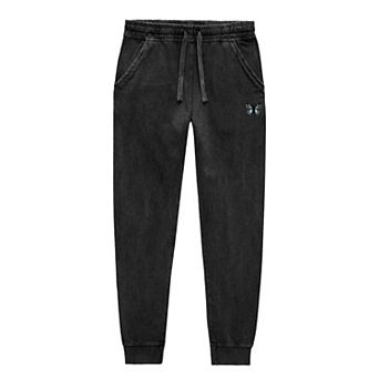 Dalix Womens Butterfly Midweight Fleece Washed Jogger Pant