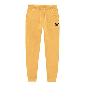 Dalix Womens Butterfly Midweight Fleece Washed Jogger Pant