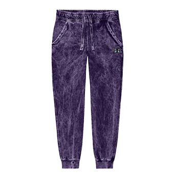 Dalix Womens Butterfly Midweight Fleece Washed Jogger Pant