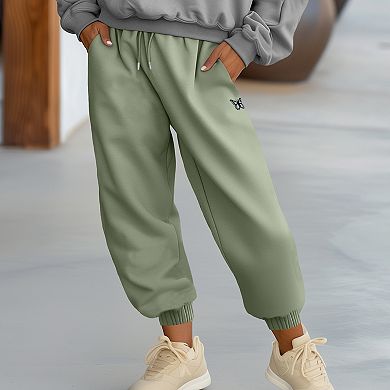 Dalix Womens Butterfly Heavy Weight Fleece Sweatpant Pant